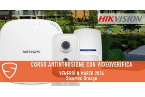 HIKVISION  Antintrusione con videoverifica: corso tecnico in filiale a Ornago